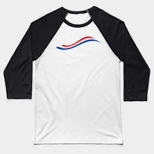 wave France flag element Baseball T-Shirt